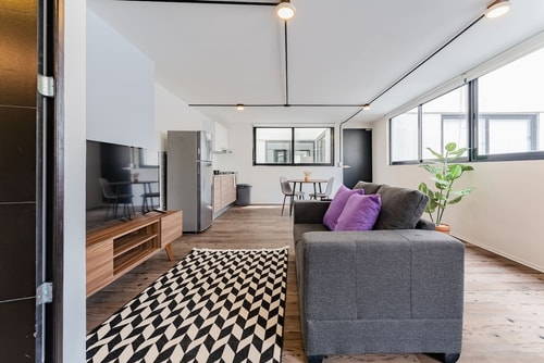 VH | Condesa Loft 1 Hab + Rooftop Lavandería | 280 Virtual Homes