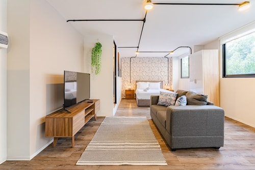 VH |Condesa minimalist loft + lavanderia | 258 Virtual Homes