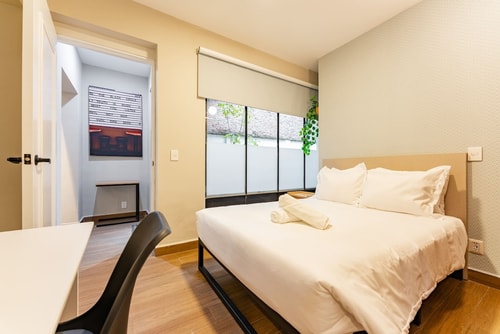 VH | Reforma Cómoda Suite Privada +Lavanderia| 180 Virtual Homes