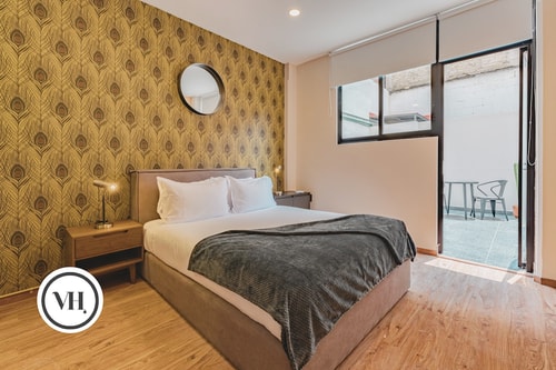 VH | Roma Norte cómodo departamento + terraza| 330 Virtual Homes