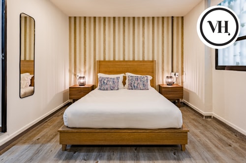 VH | Condesa cómodo loft con gym & wifi | 60 Virtual Homes