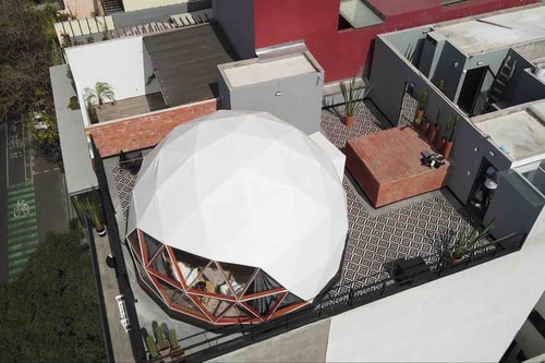 VH | Gran vista desde DOMO en CONDESA | 91 4 Virtual Homes