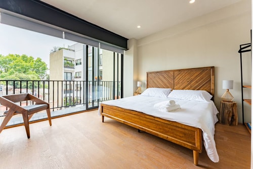 VH | Cómodo espacio + balcón & wifi | Condesa | 97 29 Virtual Homes