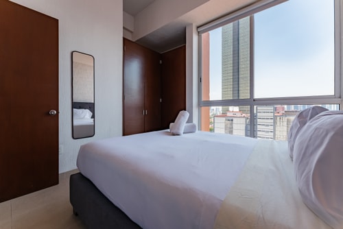 VH | 2 BR + balcony & wifi | Near Polanco | 219 2 Virtual Homes