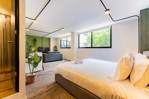 VH | Loft + fast wifi & rooftop | Condesa | 252 22 Virtual Homes