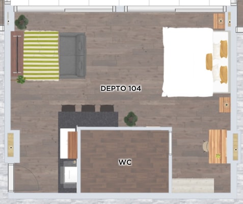 VH | Loft + fast wifi & rooftop | Condesa | 252 9 Virtual Homes