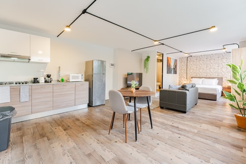 VH | Minimalist loft + washer & rooftop | Condesa | 258 5 Virtual Homes