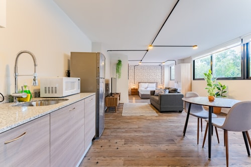 VH | Minimalist loft + washer & rooftop | Condesa | 258 19 Virtual Homes
