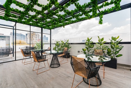 VH | Minimalist loft + washer & rooftop | Condesa | 258 43 Virtual Homes