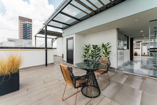 VH | Minimalist loft + washer & rooftop | Condesa | 258 39 Virtual Homes