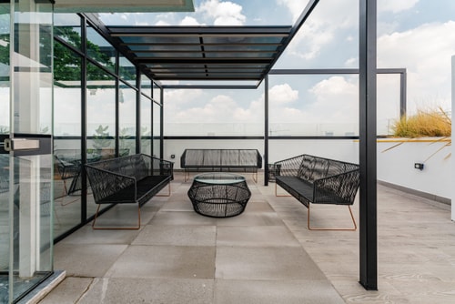 VH | Minimalist loft + washer & rooftop | Condesa | 258 35 Virtual Homes