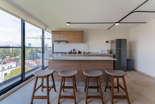 VH | Condesa Pent House | gym + roof | 295 29 Virtual Homes