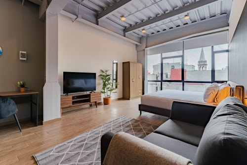 VH | Loft industrial + wifi & gym | Roma Norte | 309 0 Virtual Homes