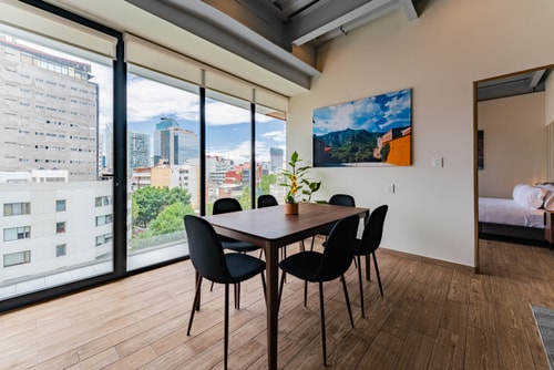 VH Roma Nte | Depa 3br | Balcón & wifi | 311 14 Virtual Homes