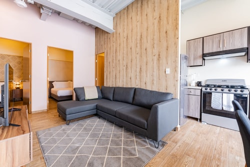 VH Roma Nte | Depa industrial + wifi & balcón | 315 16 Virtual Homes