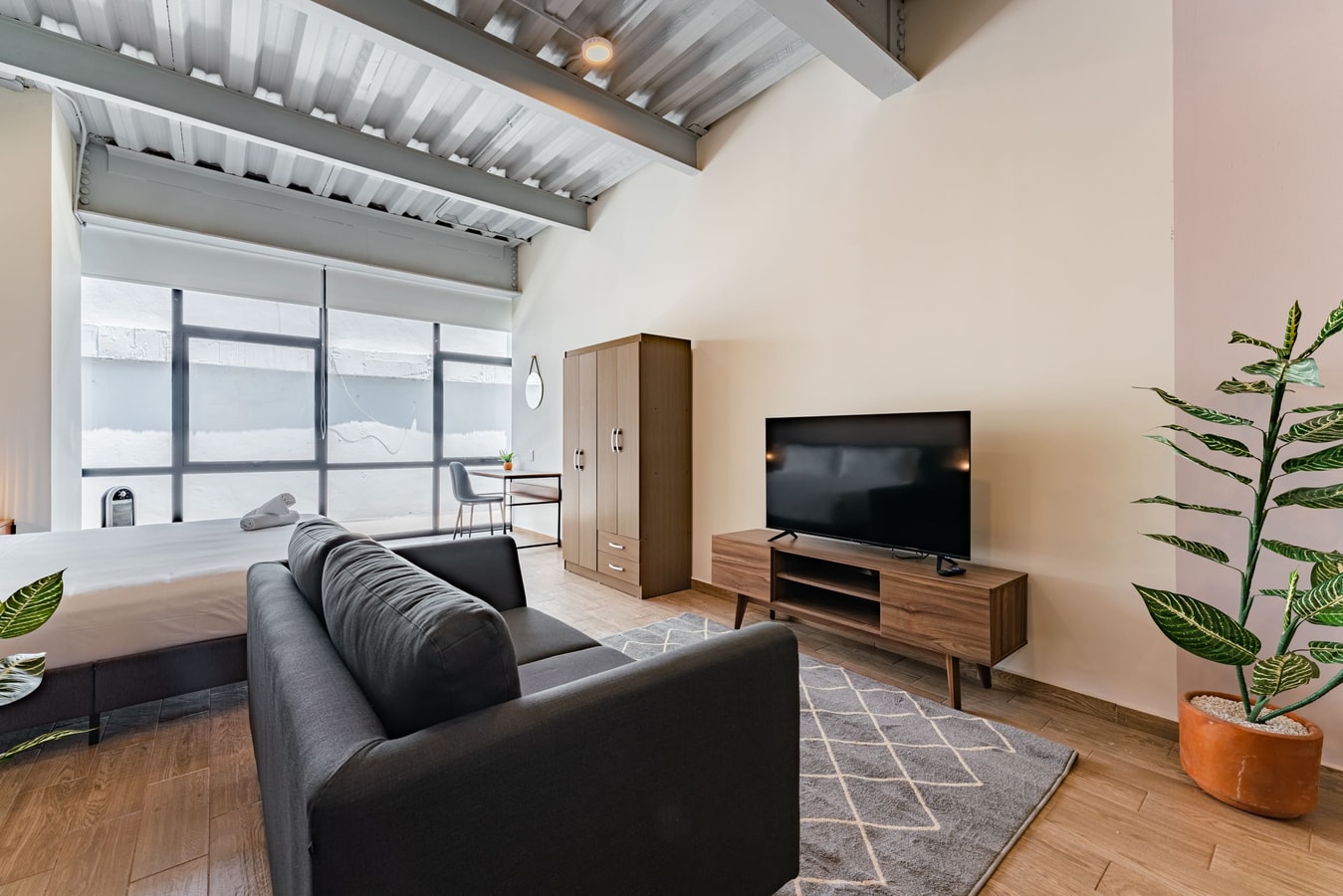 VH | Stylish loft + wifi & washer | Roma Norte | 163 Virtual Homes