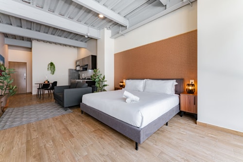 VH | Stylish loft + wifi & washer | Roma Norte | 163 21 Virtual Homes