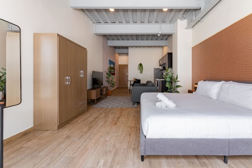 VH | Stylish loft + wifi & washer | Roma Norte | 163 22 Virtual Homes