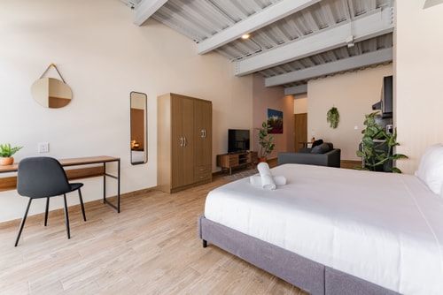 VH | Stylish loft + wifi & washer | Roma Norte | 163 25 Virtual Homes