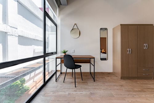 VH | Stylish loft + wifi & washer | Roma Norte | 163 26 Virtual Homes