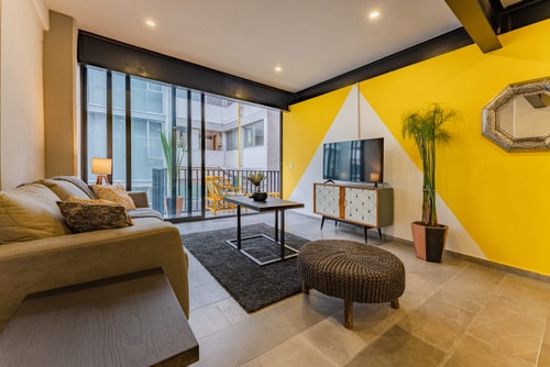 VH | Depa en Condesa | lavandería & balcón | 84 14 Virtual Homes