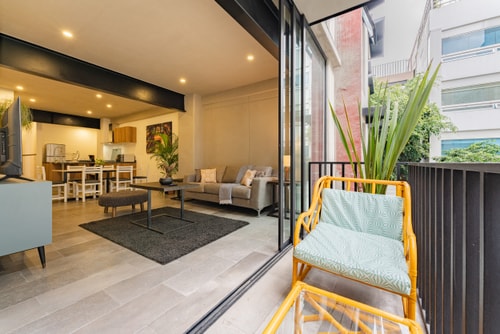 VH | Depa en Condesa | lavandería & balcón | 84 5 Virtual Homes