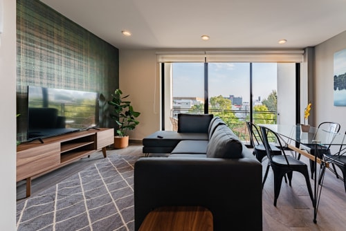 VH Roma Sur | Súper depa con balcón & wifi | 52 11 Virtual Homes