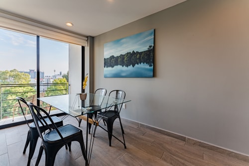 VH Roma Sur | Súper depa con balcón & wifi | 52 9 Virtual Homes