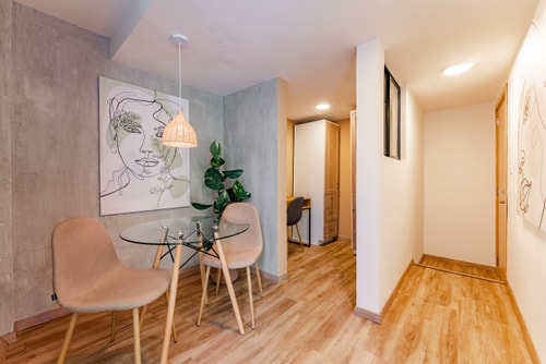 VH Condesa | Patio & washer on Loft | 72 11 Virtual Homes