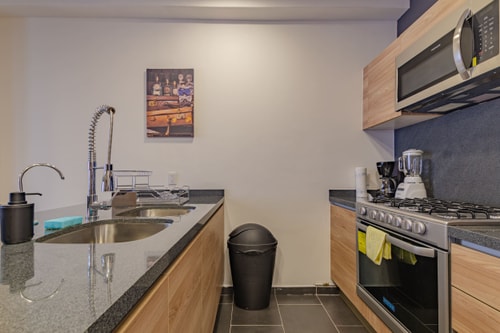 VH | Great apt Roma CDMX | Piscina + wifi | 36 24 Virtual Homes