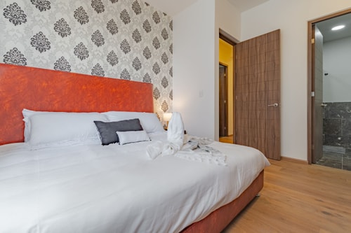 VH | Great apt Roma CDMX | Piscina + wifi | 36 31 Virtual Homes