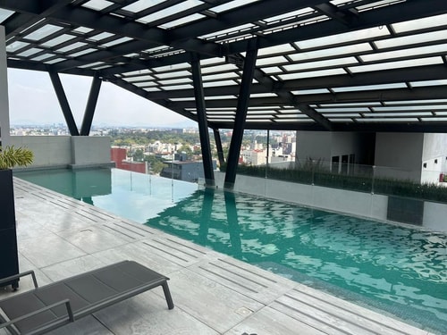 VH | Great apt Roma CDMX | Piscina + wifi | 36 5 Virtual Homes
