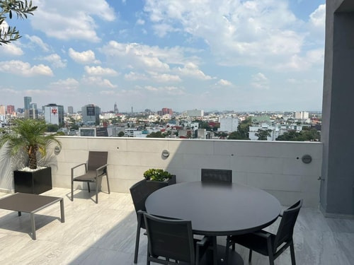VH | Great apt Roma CDMX | Piscina + wifi | 36 44 Virtual Homes
