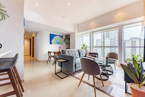 VH | 2 BR + wifi & gym | Anáhuac | 208 17 Virtual Homes