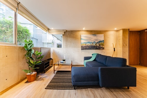 VH | Amsterdam CDMX | patio + washer + wifi | 25 7 Virtual Homes