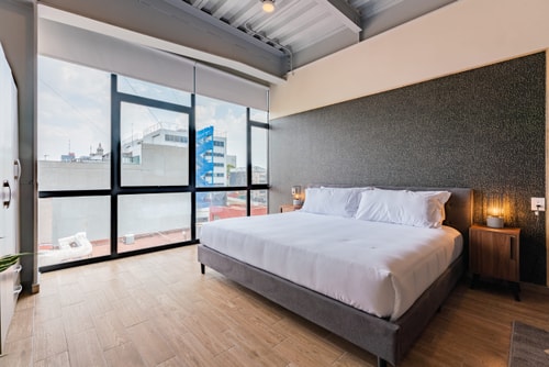 VH | Industrial Loft + Gym & Rooftop | Roma Norte | 309 2 Virtual Homes