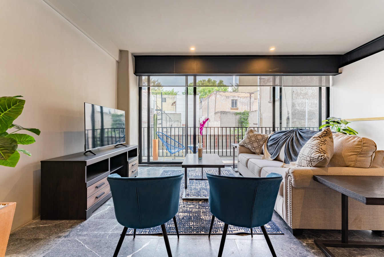 VH | Condesa depa | balcón + wifi + parking | 95 Virtual Homes