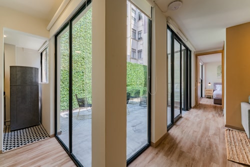 VH | Condesa loft | Patio & washer | 72 22 Virtual Homes