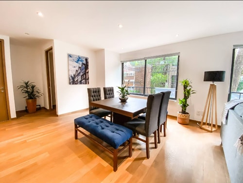 VH | Spacious Apt 4BR + gym + wifi | Polanco | 99 10 Virtual Homes